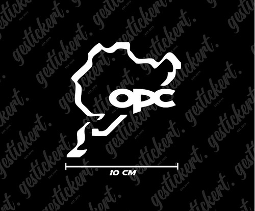 Opc nürburgring aufkleber - opc,