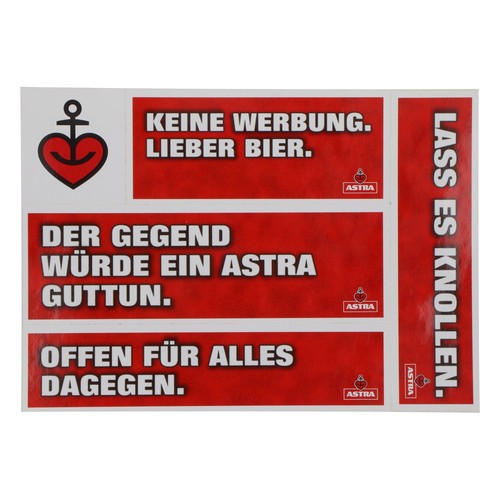 Astra bier x aufkleber - 5,