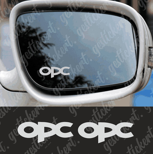 Spiegel aufkleber für opel - 2x,