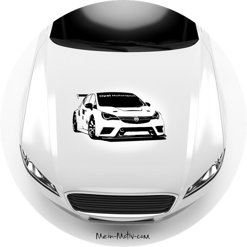 Autoaufkleber opel astra tcr - autoaufkleber,