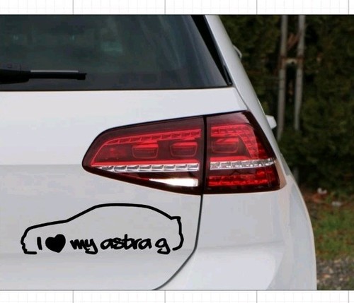 Love astra g aufkleber - i,