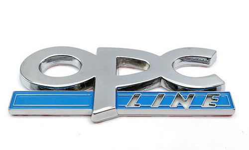 Opc line emblem 3cm chrom - 8.3cm, 3d