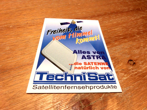 Aufkleber sticker technisat - aufkleber/sticker, +